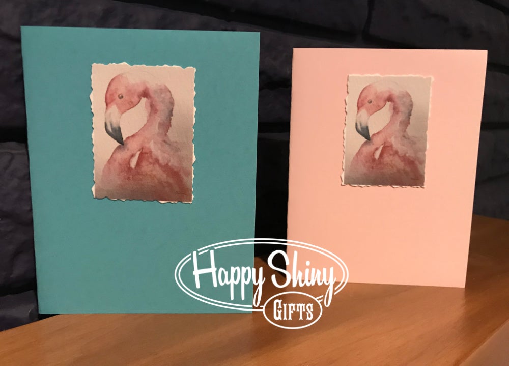 2.5 X 2.5 Mini Tropical Cards 10 Square Cards Mini Note Cards Flamingo Note  Cards Small Cards Cute Cards Mini Card Set 